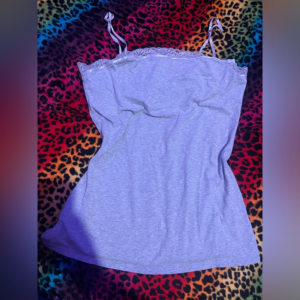express grey cami tang top